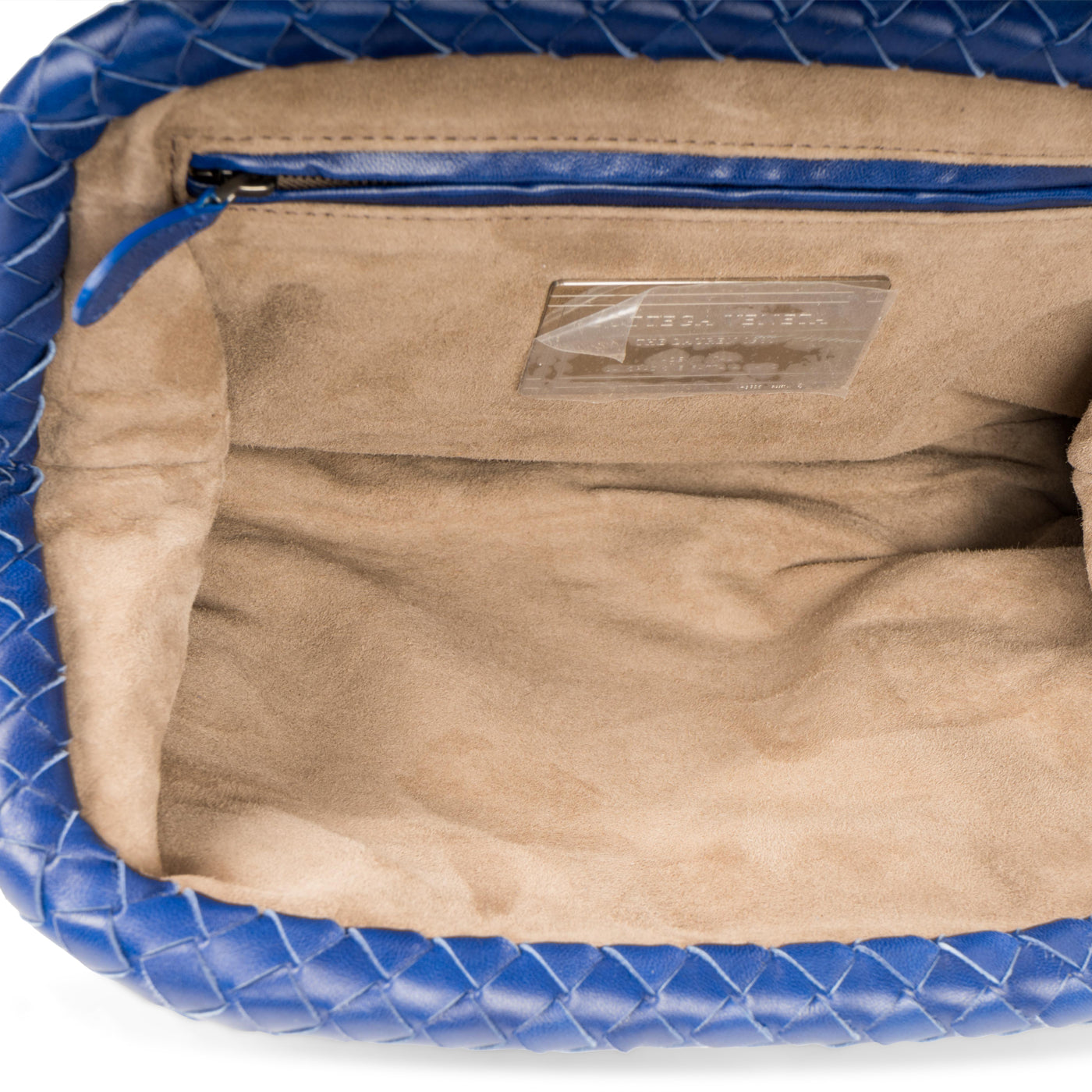 Bottega Veneta Blue Lauren Clutch