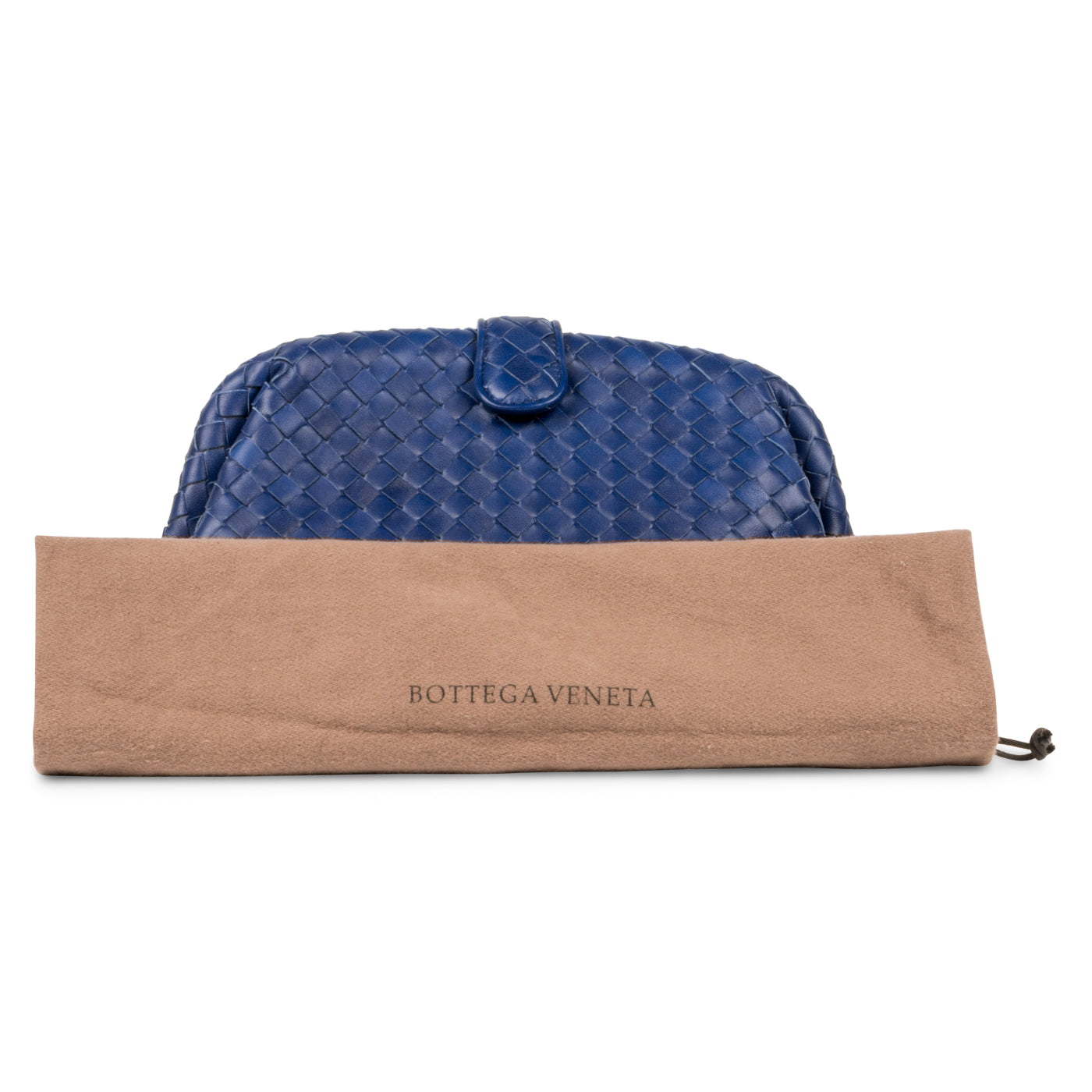 Bottega Veneta Blue Lauren Clutch