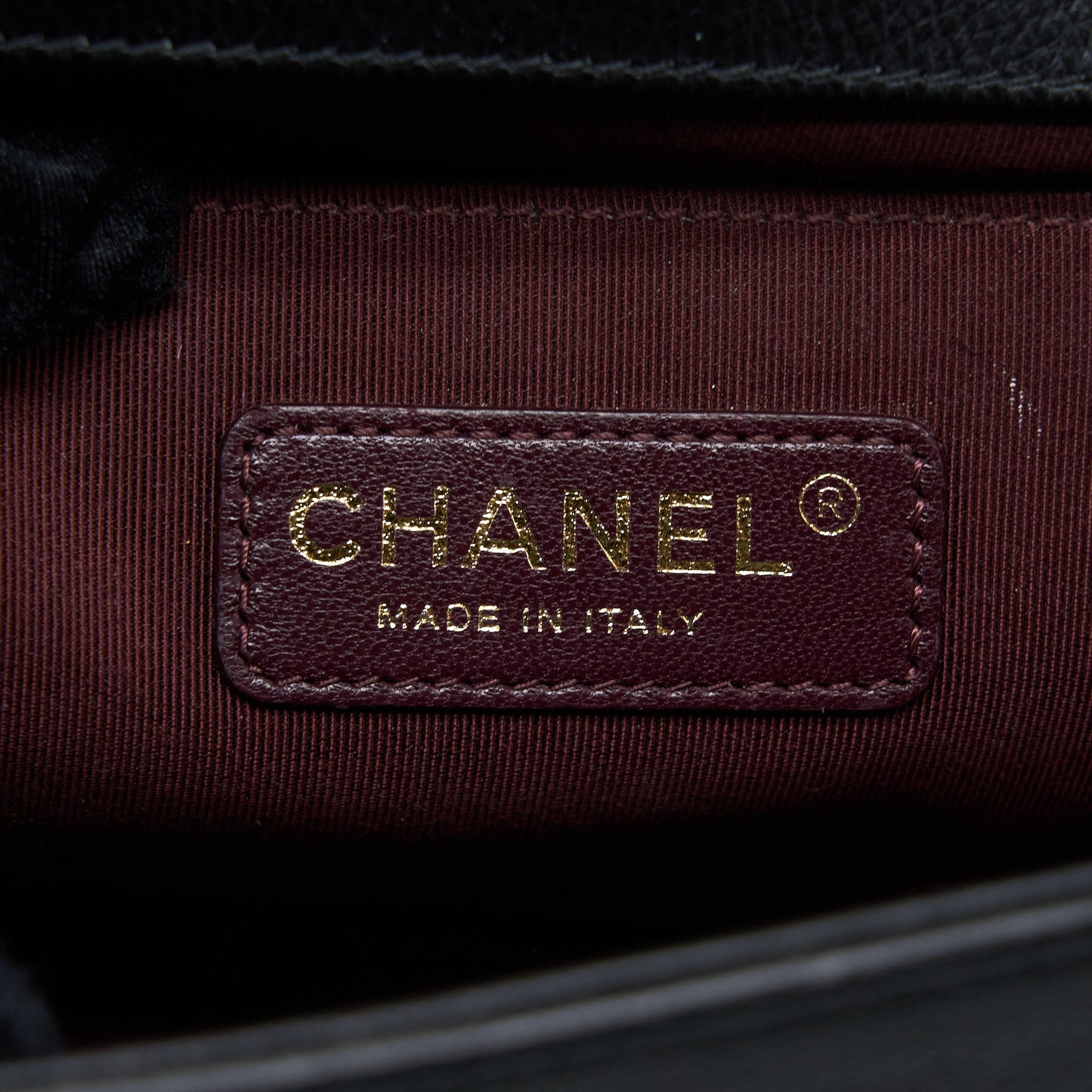 Chanel Medium Boy Bag Goathair/Calfskin Black