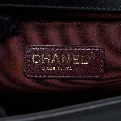 Chanel Medium Boy Bag Goathair/Calfskin Black