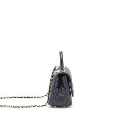 Chanel Mini Coco Handle 20cm Caviar Black L