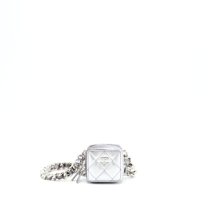 Chanel Mini Vanity with Giant Chain Silver