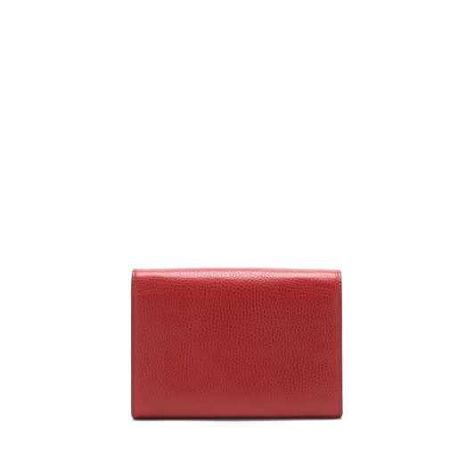 Gucci Dionysus leather mini chain Red bag Gold and silver hardware