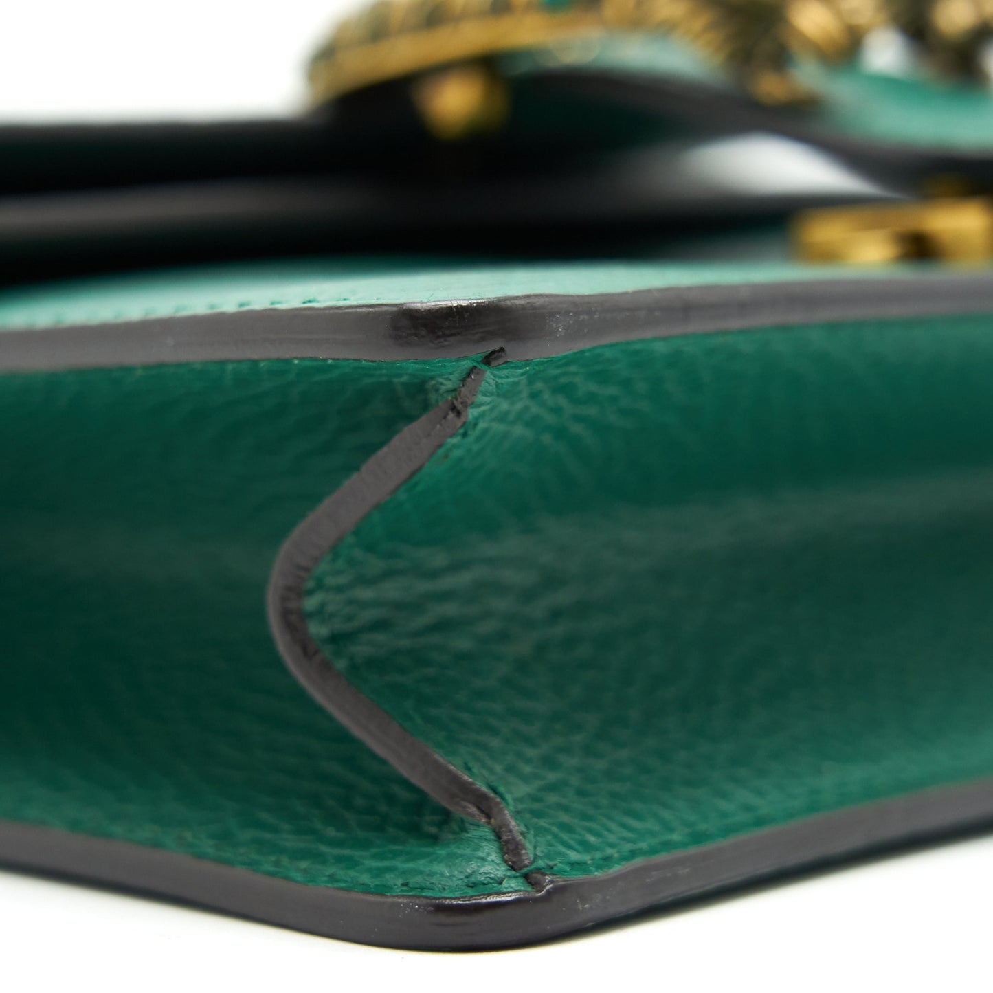 GUCCI DIONYSUS MINI LEATHER BAG GREEN