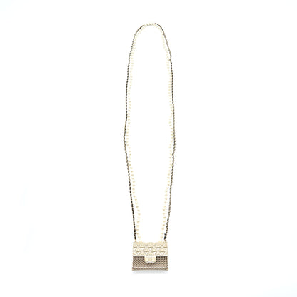 Chanel the long Necklace With Chain and Pearl