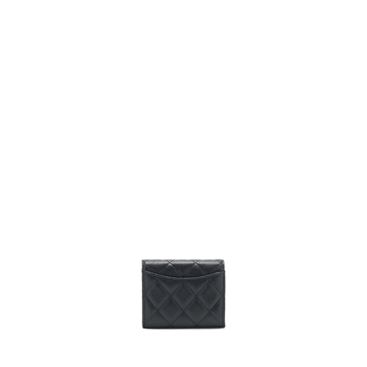 Chanel Classic Card holder with Chain Caviar black L