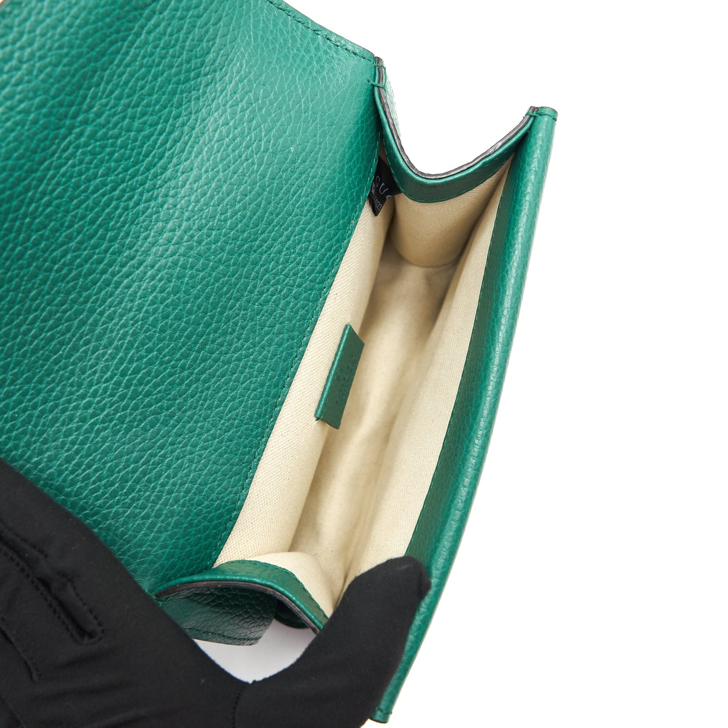 GUCCI DIONYSUS MINI LEATHER BAG GREEN
