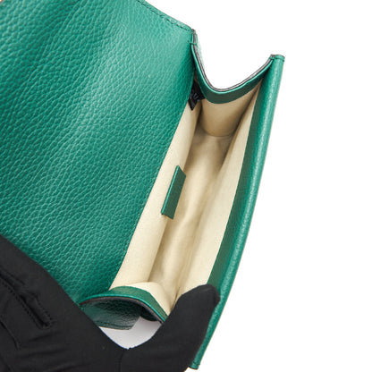 GUCCI DIONYSUS MINI LEATHER BAG GREEN