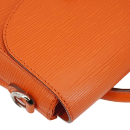 LOUIS VUITTON Eden Epi Leather Top Handle Shoulder Bag Orange