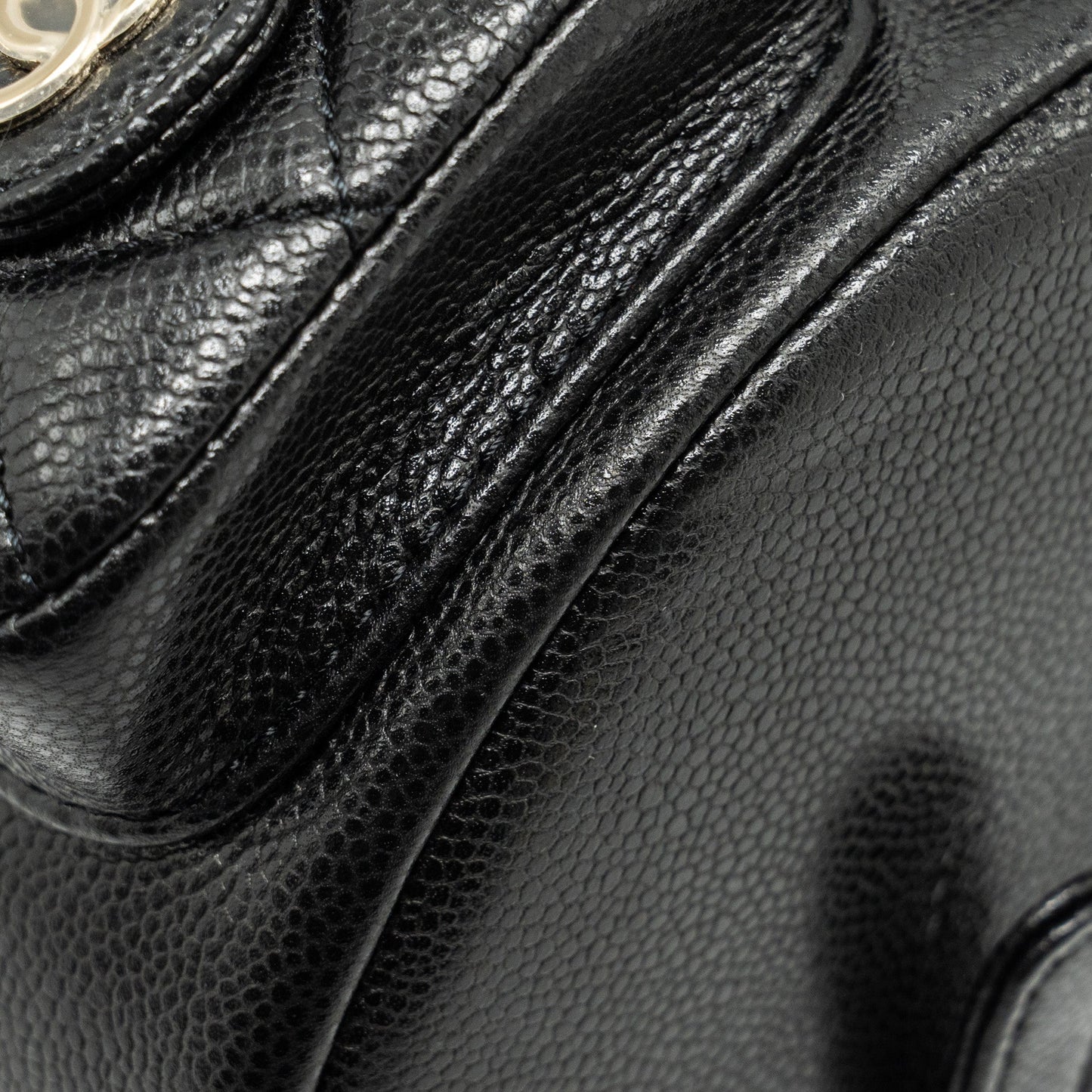 CHANEL 24A Mini Duma Backpack Grained Calfskin Black L (Microchip)