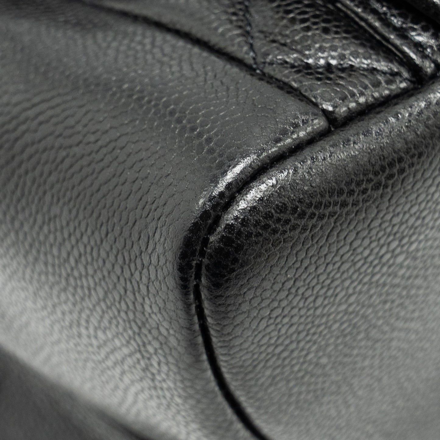 CHANEL 24A Mini Duma Backpack Grained Calfskin Black L (Microchip)