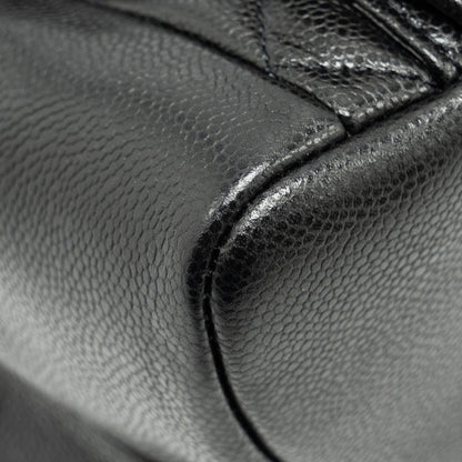 CHANEL 24A Mini Duma Backpack Grained Calfskin Black L (Microchip)