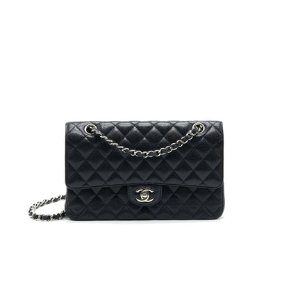CHANEL MEDIUM CLASSIC DOUBLE FLAP CAVIER