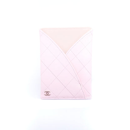 Chanel 2 in 1 Wallet on Chain Caviar Light Pink L