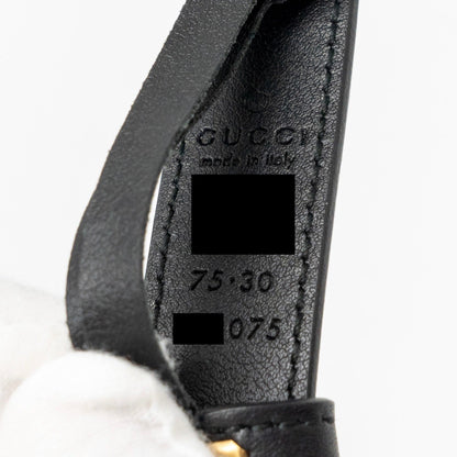 Gucci size 75 GG marmont Thin Belt black