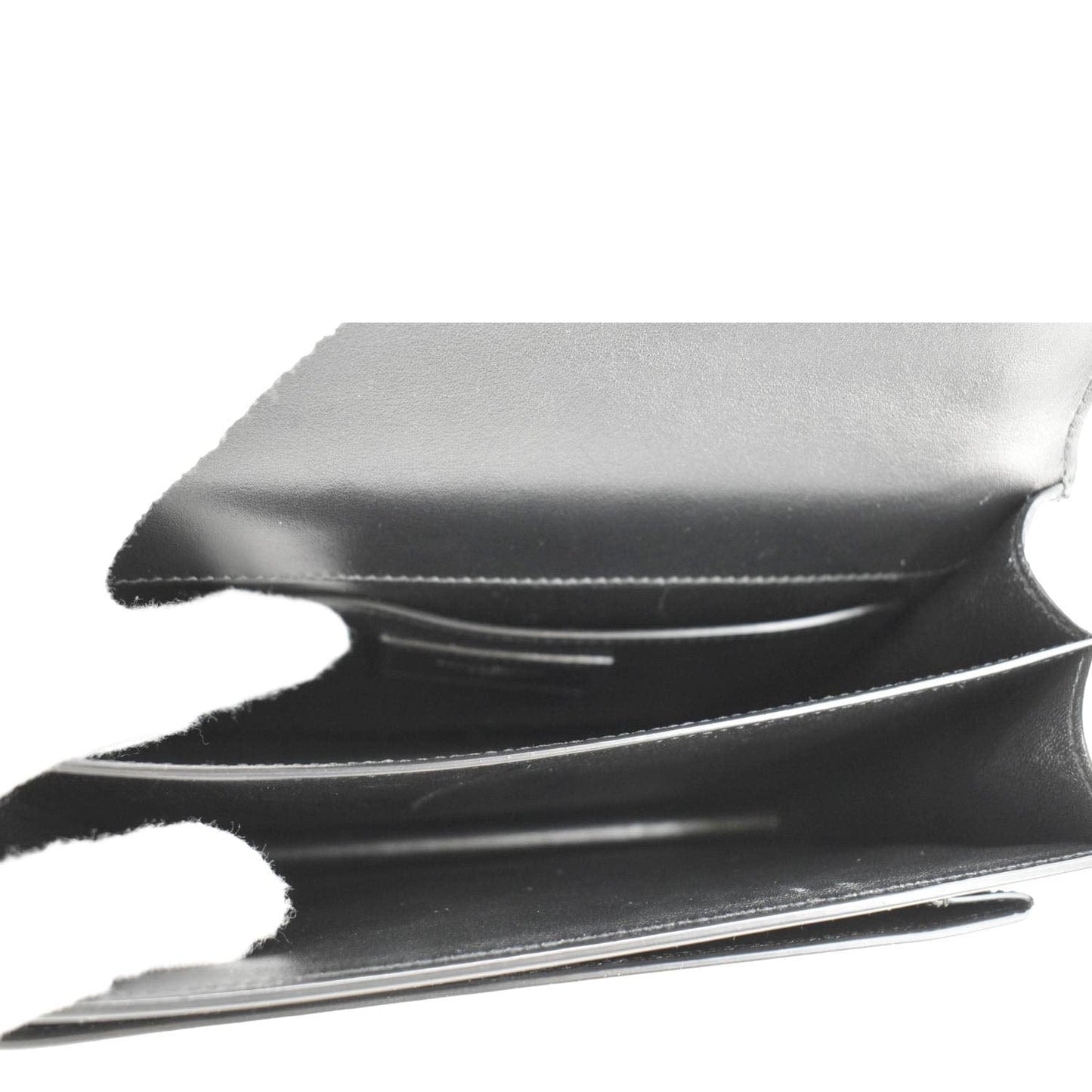 YVES SAINT LAURENT Monogram Sunset Medium Leather Shoulder Bag Black