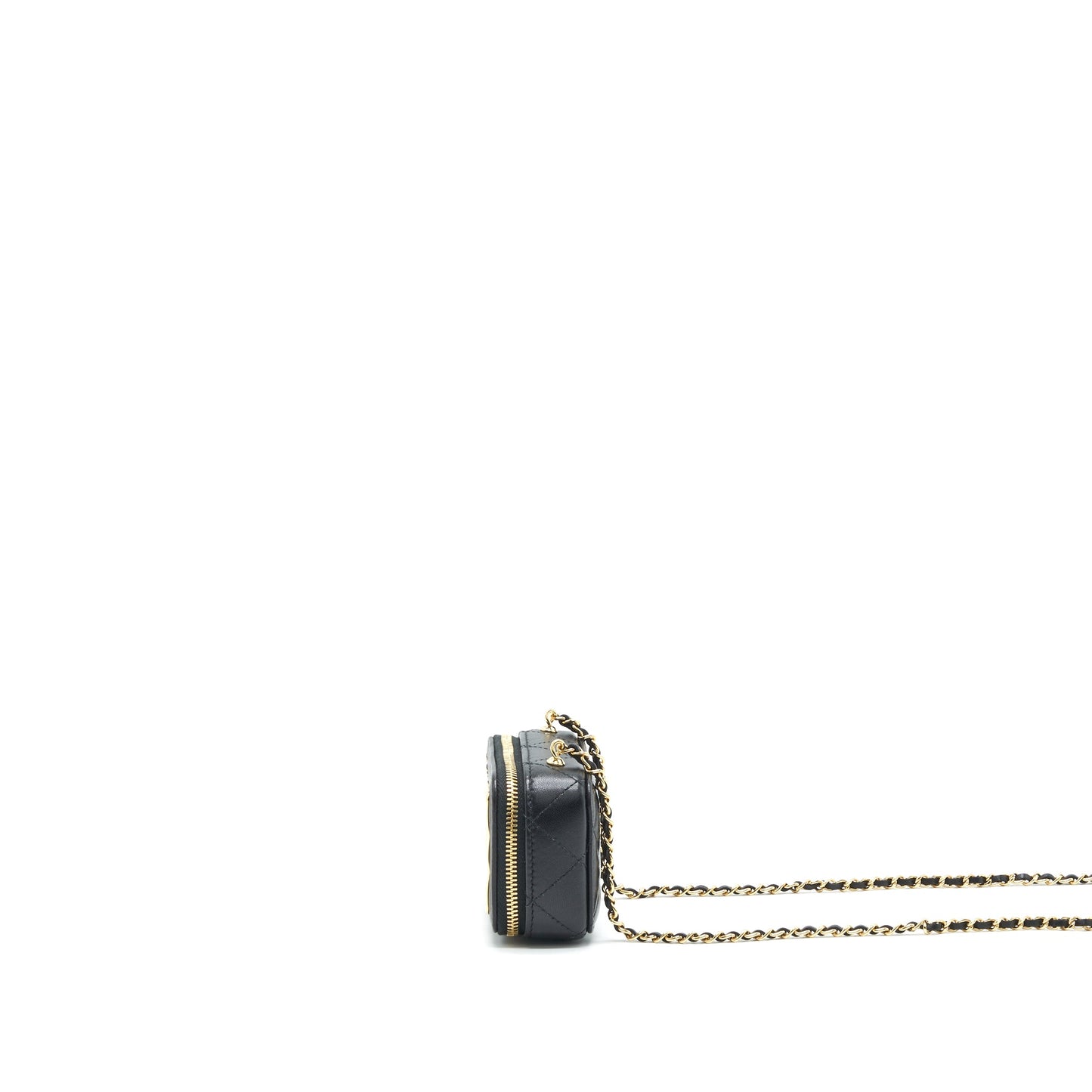 Chanel 21K Mini Clutch With Chain Black
