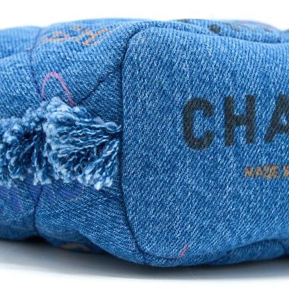 Chanel 22P Small Blue Denim Bucket Bag L (Microchip)