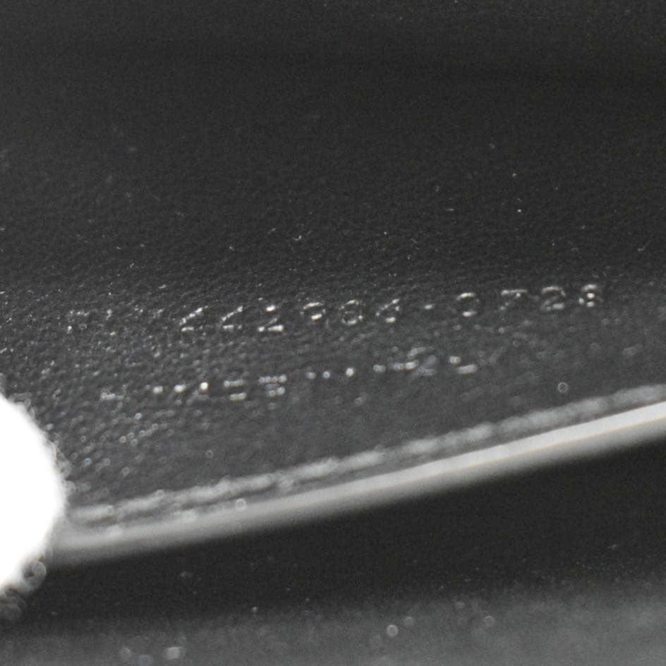 YVES SAINT LAURENT Monogram Sunset Medium Leather Shoulder Bag Black