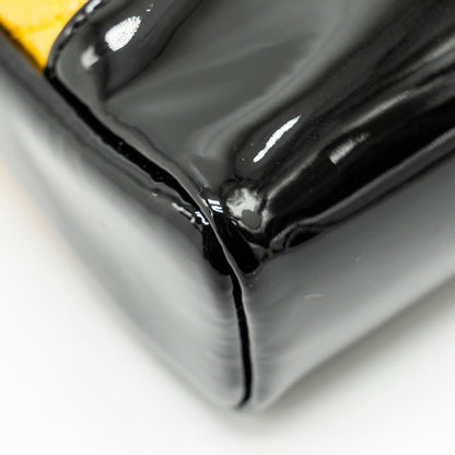Chanel Mini 31 Bag Patent Black/Yellow L (Microchip)