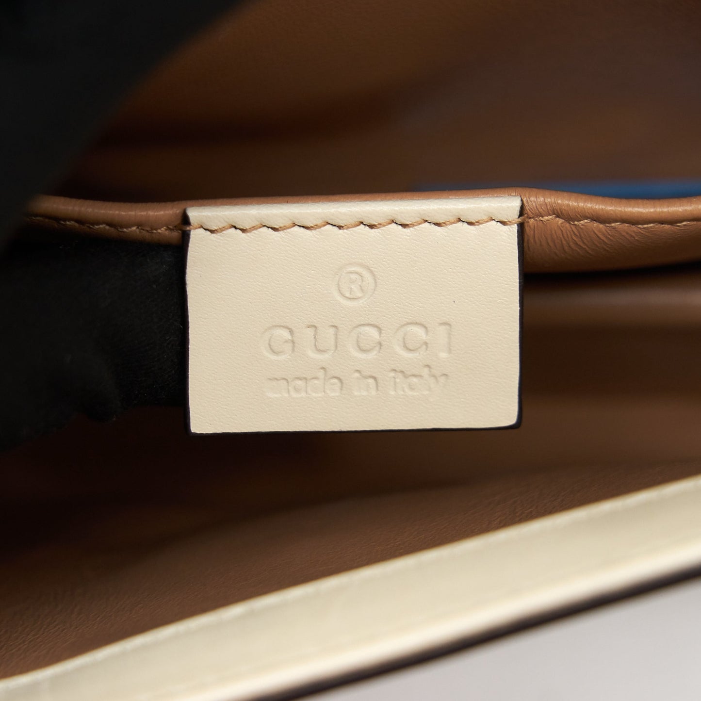 Gucci Embellished Broadway Bee Bag White