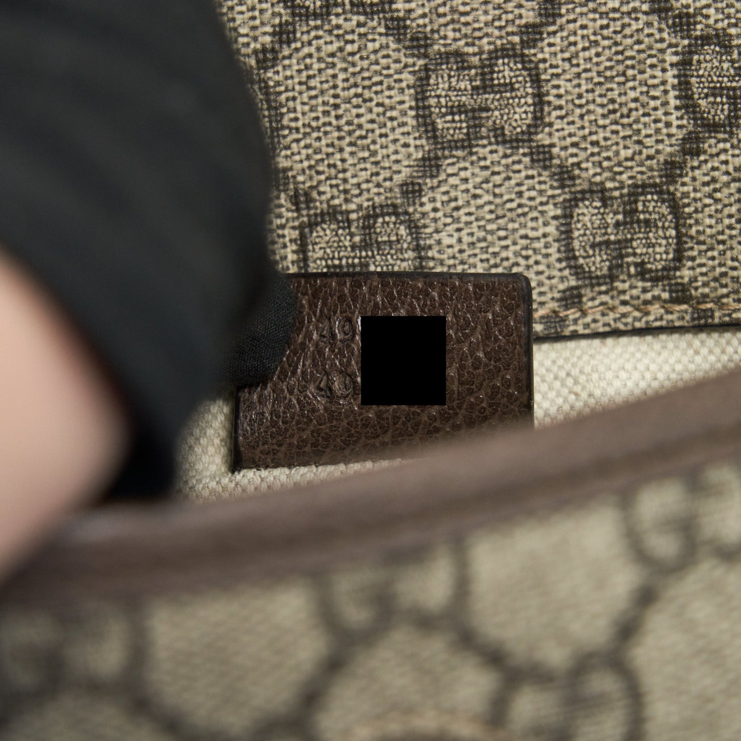GUCCI GG Supreme Canvas Belt Bag