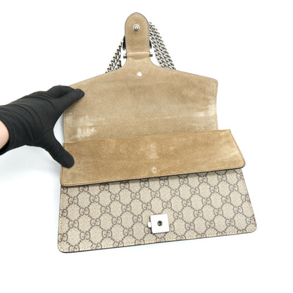 GUCCI SMALL DIONYSUS GG BAG IN BEIGE