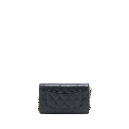 Chanel 3 in 1 Wallet on Chain Caviar Black L