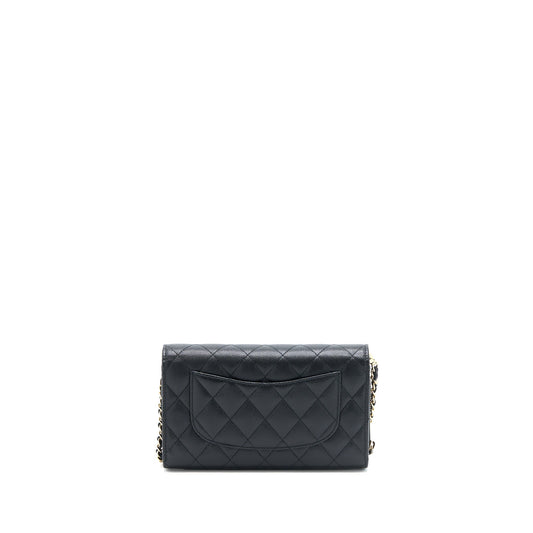 Chanel 3 in 1 Wallet on Chain Caviar Black L