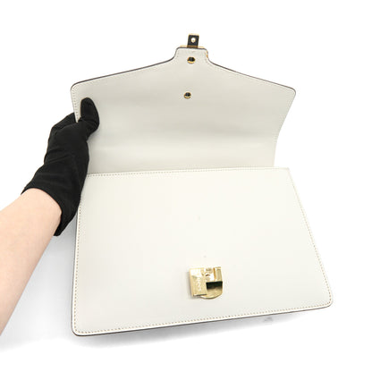 GUCCI SMALL SYLVIE BAG IN WHITE