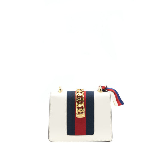 Gucci Mini sylvie chain Bag White
