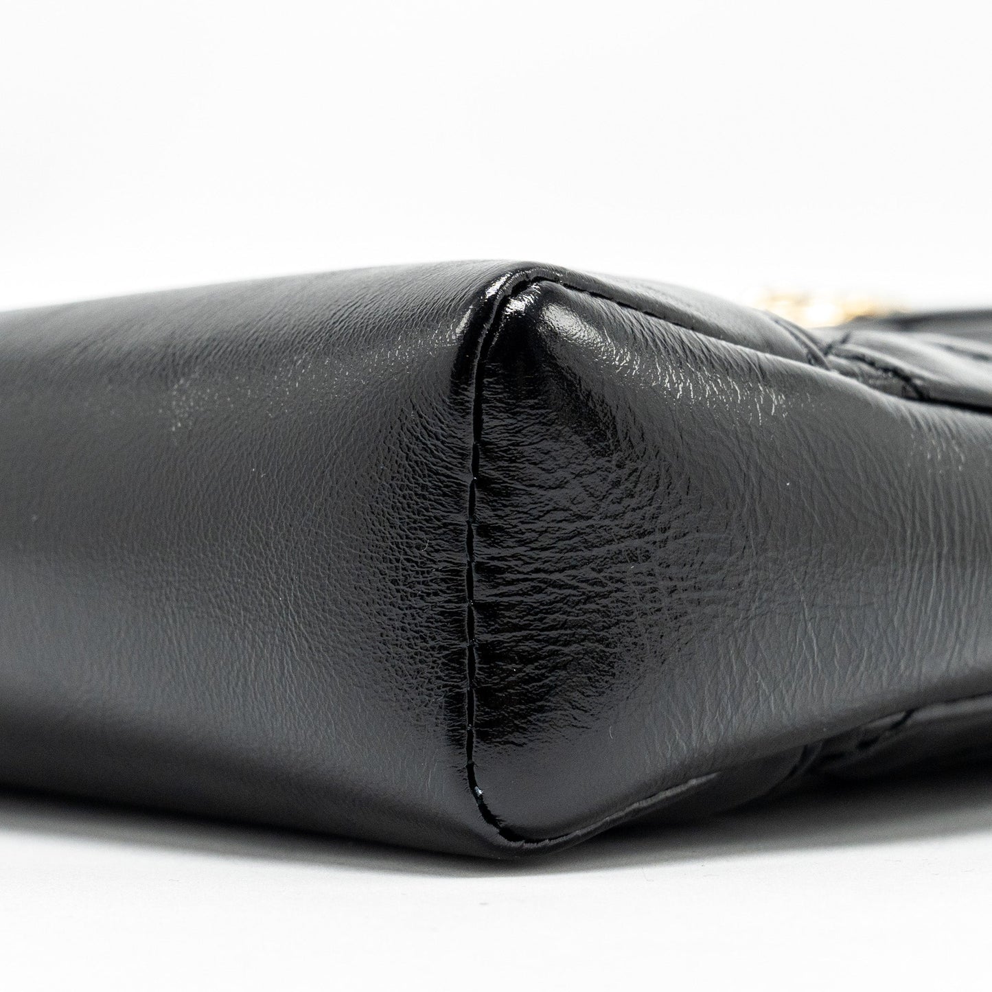 Chanel mini 31 bag shiny calfskin black L (microchip)