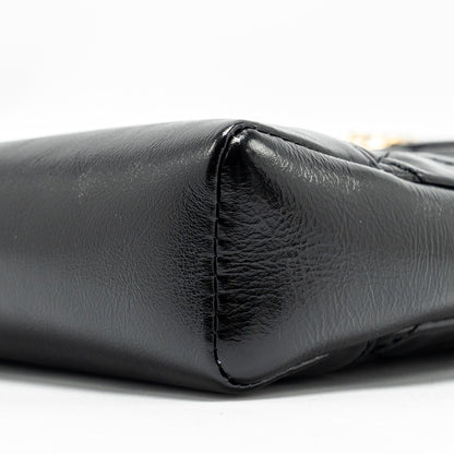 Chanel mini 31 bag shiny calfskin black L (microchip)