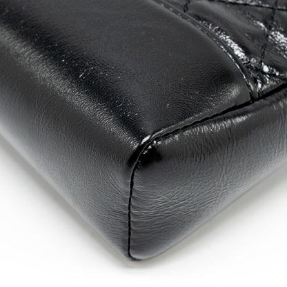 Chanel mini 31 bag shiny calfskin black L (microchip)
