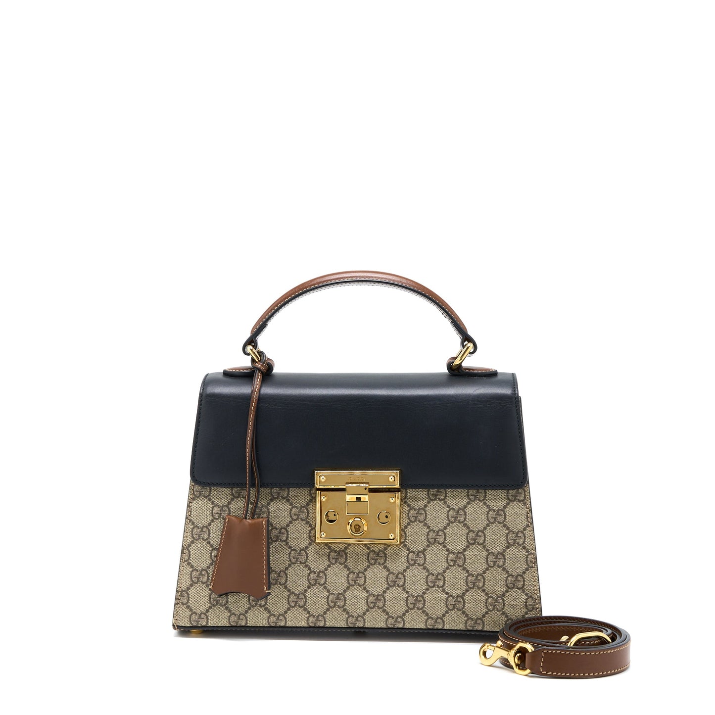 Gucci Padlock GG Supreme Top Handle Bag
