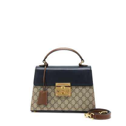 Gucci Padlock GG Supreme Top Handle Bag