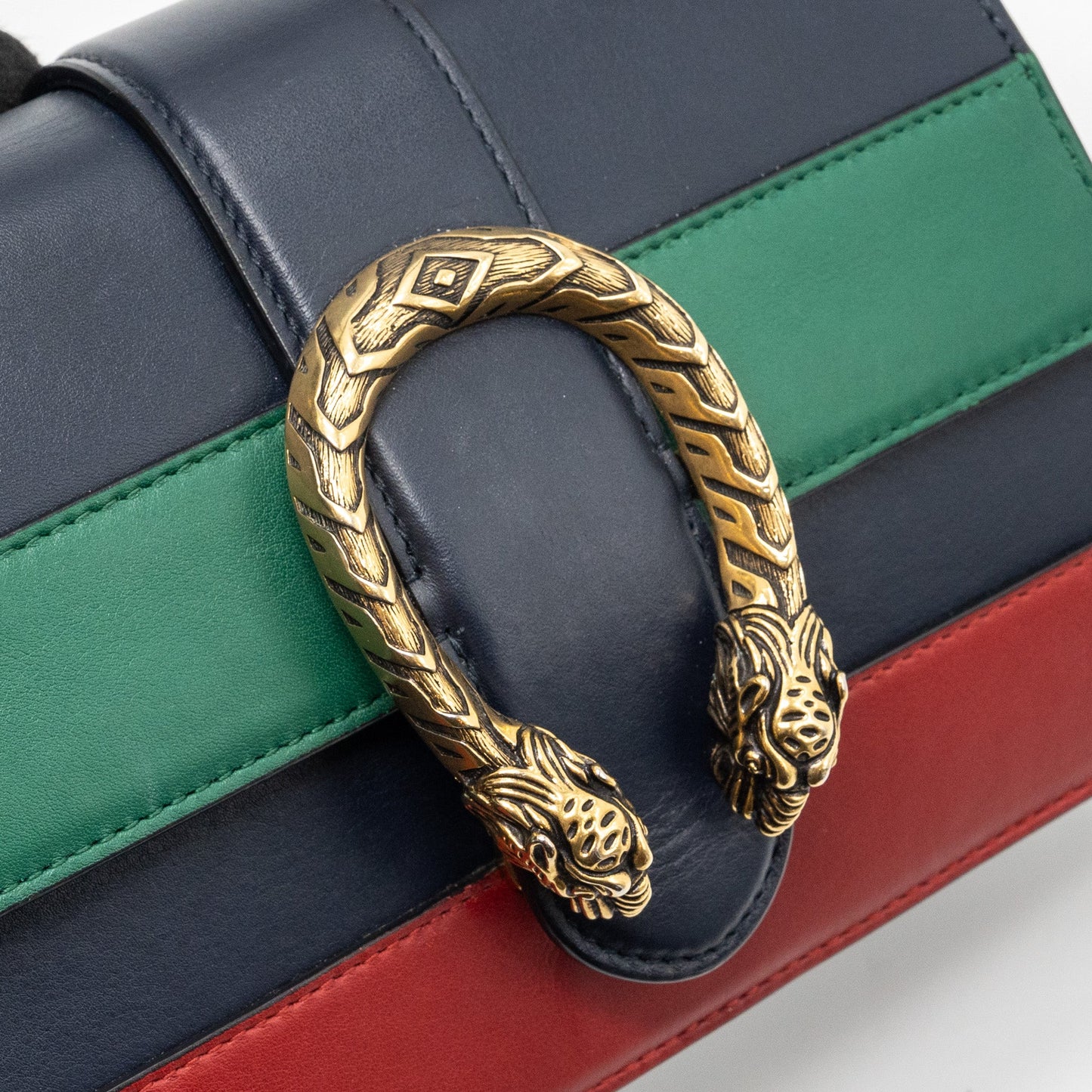 Gucci Dionysus Small Bamboo Handle Bag Calfskin Multicolour