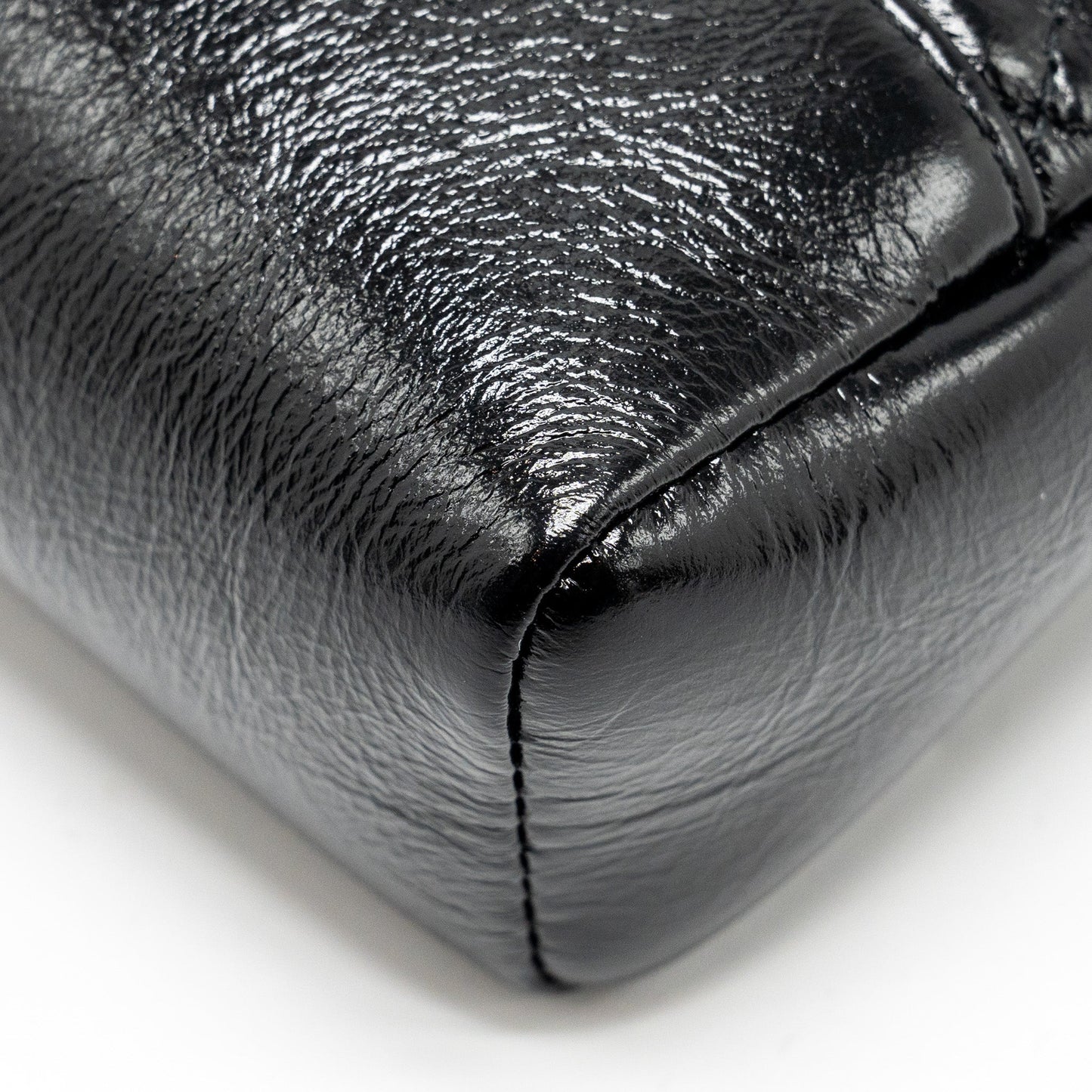Chanel mini 31 bag shiny calfskin black L (microchip)