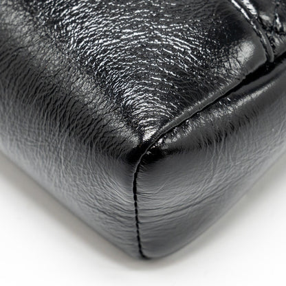 Chanel mini 31 bag shiny calfskin black L (microchip)