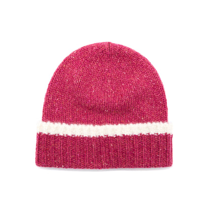 Chanel Beanie Hat Cashmere Pink/White