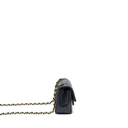 Chanel Mini Rectangular Flap Bag Lambskin Black