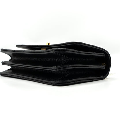 Chanel 23s Wallet On Chain with bag Charm Caviar Black (Microchip)