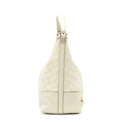 Gucci Vintage Shoulder Bag White/Extra Wallet