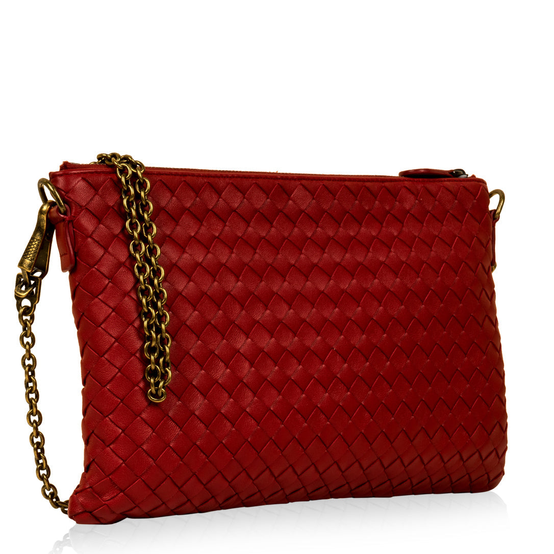 Bottega Veneta Intrecciato Clutch on Chain