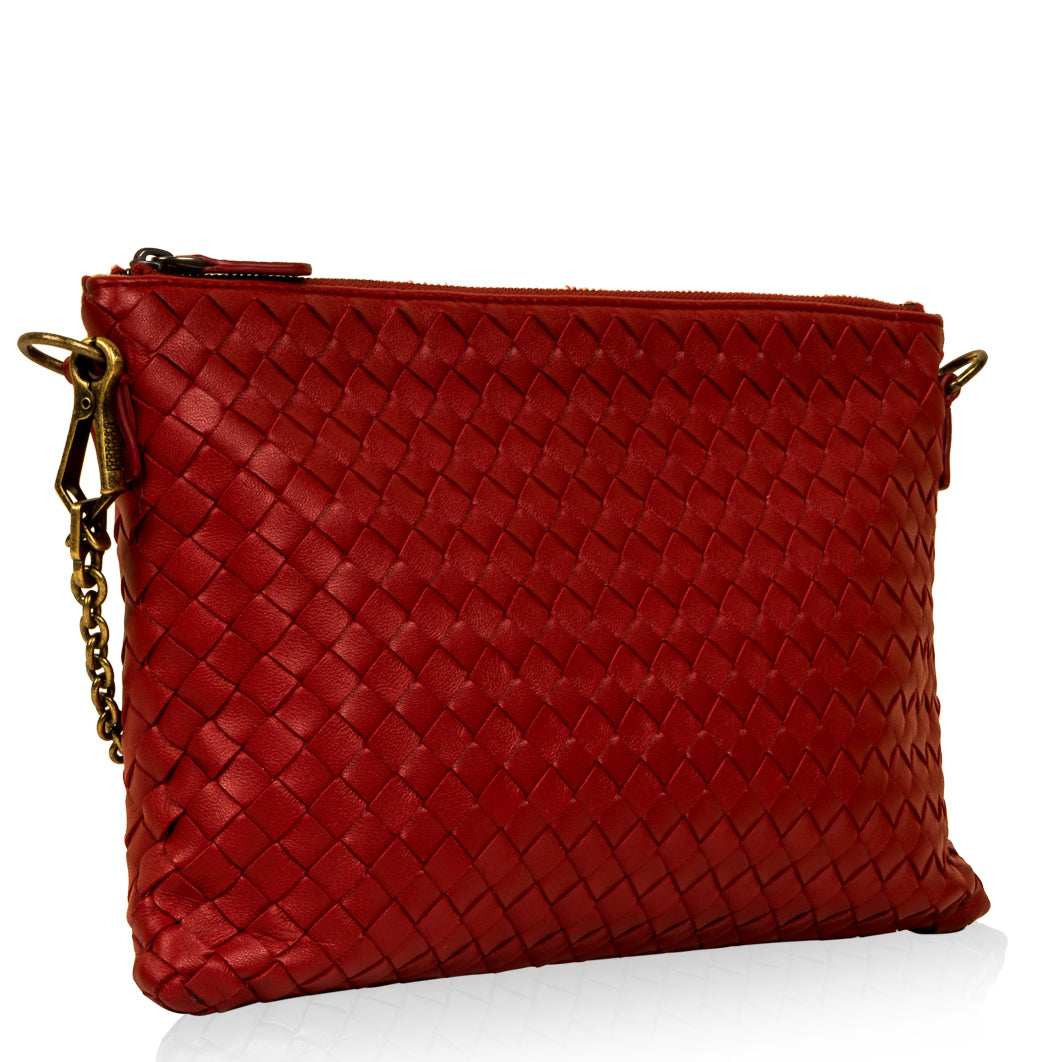 Bottega Veneta Intrecciato Clutch on Chain