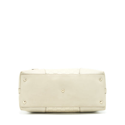 Gucci Vintage Shoulder Bag White/Extra Wallet