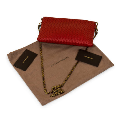Bottega Veneta Intrecciato Clutch on Chain
