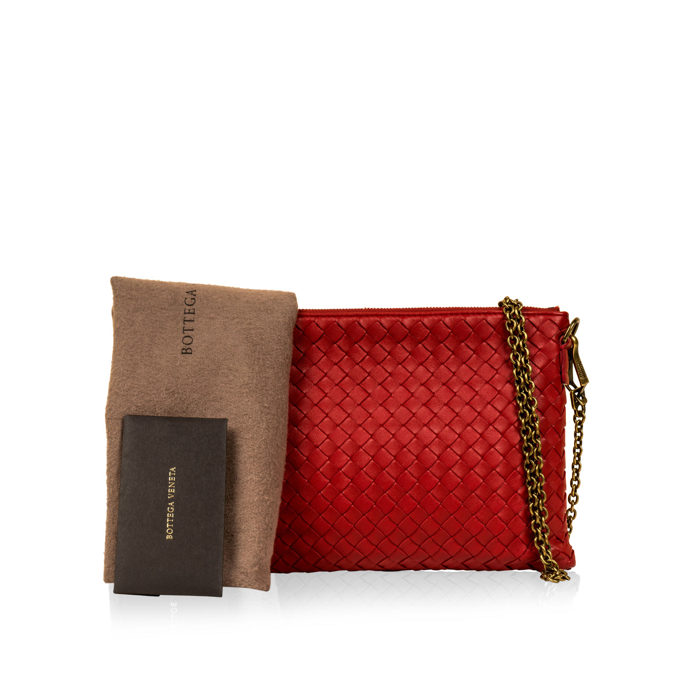 Bottega Veneta Intrecciato Clutch on Chain