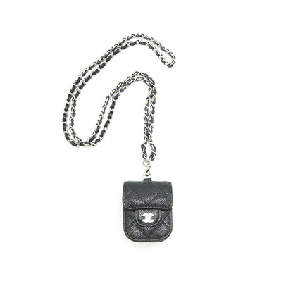 Chanel AirPods Case Caviar Black