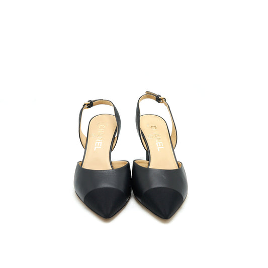 Chanel Size 36C Mid Heels Sling Back